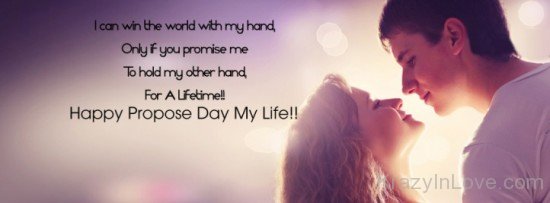 Happy Propose Day My Life