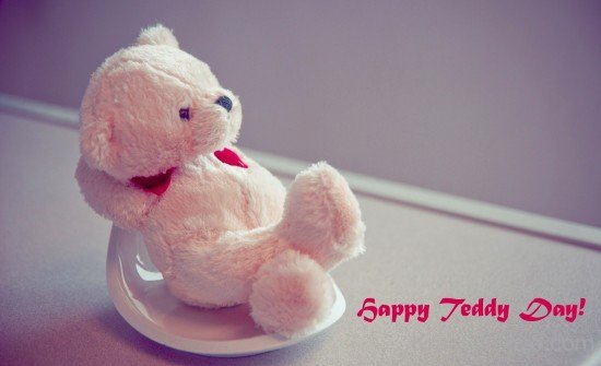 Happy Teddy Day With Cute Teddy