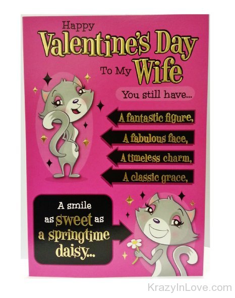 Happy Valentines Dat To My Wife