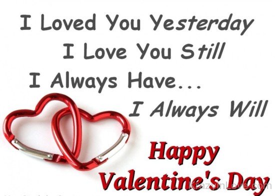 I Love You Always - Happy Valentine's Day