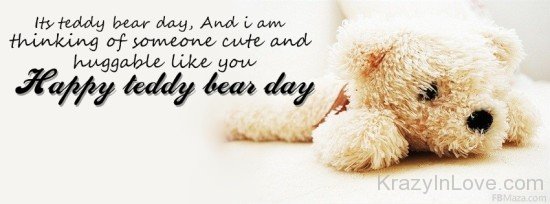 Its Teddy Bear Day