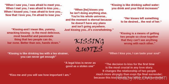 Kissing Quotes