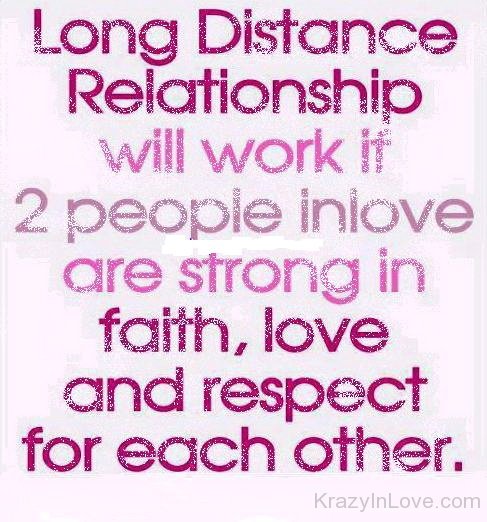 Long Distance Relationship Will Work It