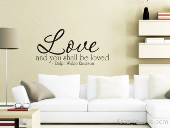 Love And You Shall Be Loved