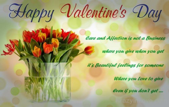 Loving Wishes On Valentine's Day