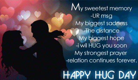 My Biggest Hope I Will Hug You Soon Happy Hug Day