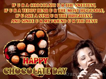 My Friend You Are The Best Happy Chocolate Day
