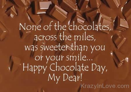 None Of The Chocolates Across The Miles