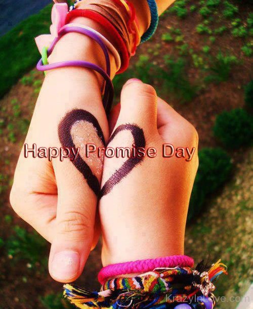 Photo Of Wish You Happy Promise Day