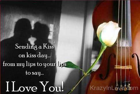 Sending A Kiss On Kiss Day