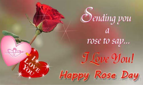 Sending You A Rose To Say I Love You
