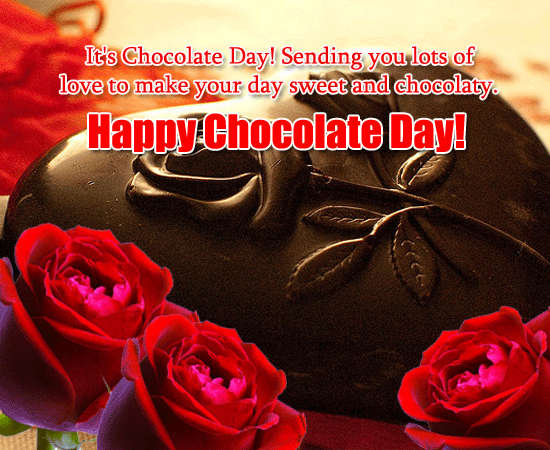 Sending You Lots Of Love To Make Your Day Sweet And Chocolaty