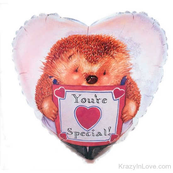 You're Special Lovely Teddy In Heart Image