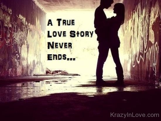 A True Love Story Never Ends Couple Image