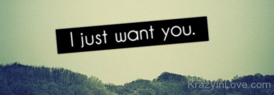 I Just Want You Image