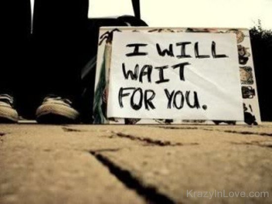 I Will Wait For You Image