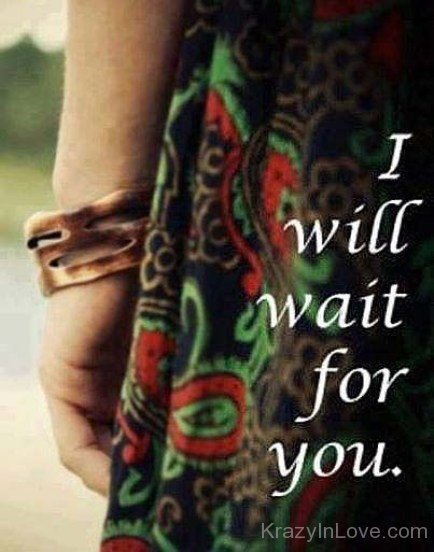 I Will Wait For You Picture