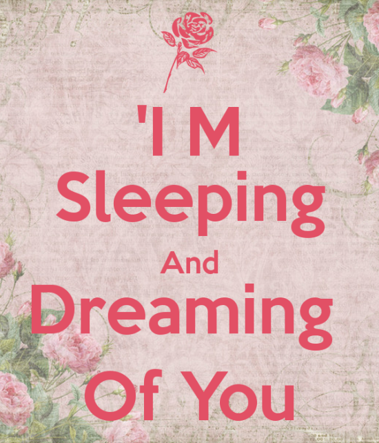 I'm Sleeping And Dreaming Of You