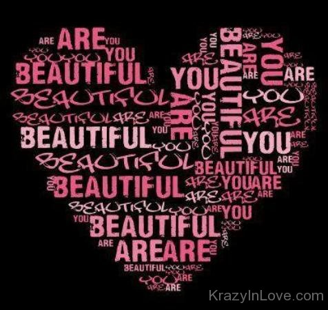 You Are Beautiful Heart Image