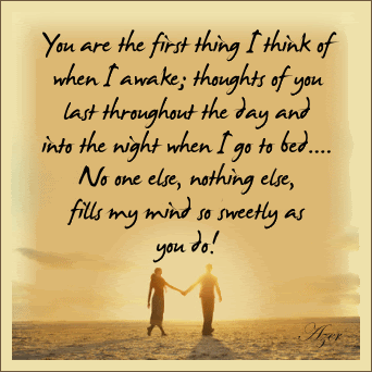 You Are The First Thing I Think Of