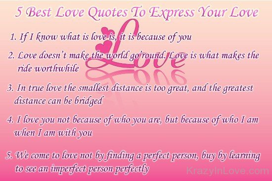 5 Best Love Quotes