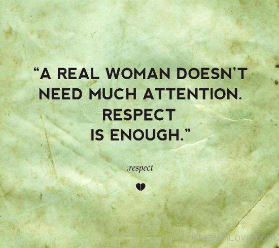 A Real Woman Doesn't Need Much Attention-rat103