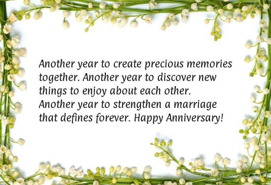 Another Year To Create Precious Memories Together