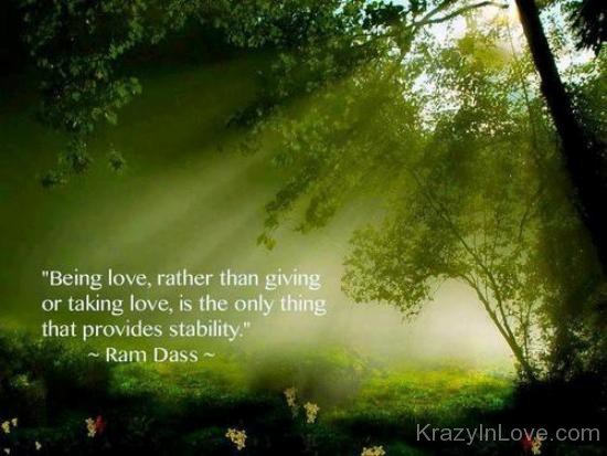 Being Love,Rather Than Giving Or Taking Love