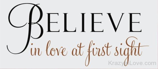 Believe In Love At First Sight-rfg202