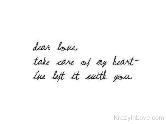 Dear Love,Take Care Of My Heart-lok603