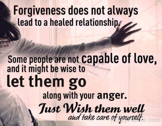 Forgiveness Does Not Always