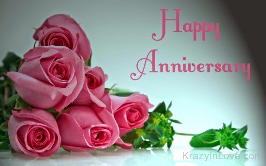 Happy Anniversary With Roses