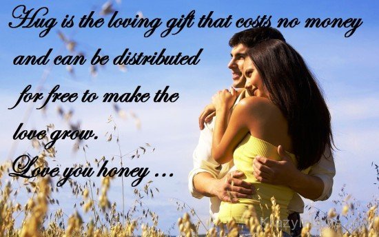 Hug Is The Loving Gift That Costs No Money-kjh611