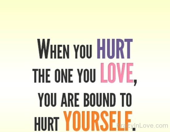 Hurt  Love Yourself