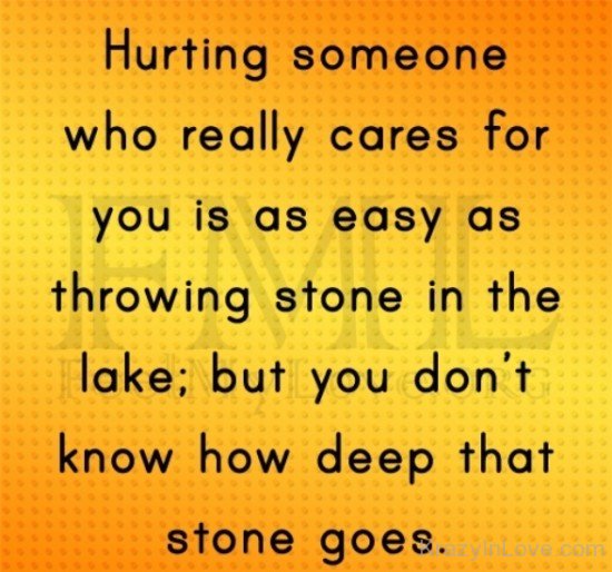 Hurting Someone