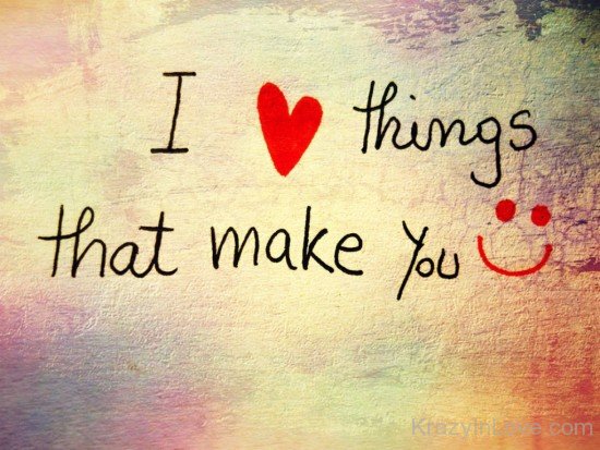 I Love Things That Make You-poi205