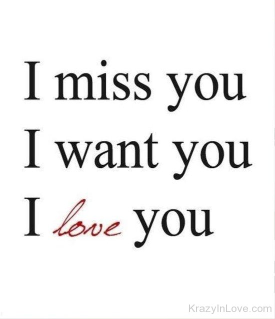 I Miss You,Want You And Love You-umt714
