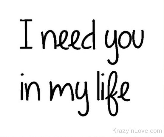 I Need You In My Life-vxz409