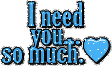 I Need You So Much Glittering Image