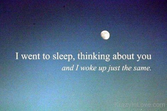 I Went To Sleep,Thinking Of You-lmn107