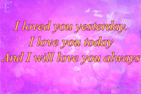I Will Love You Always-sdf609