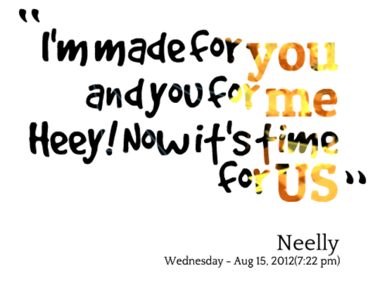 I'm Made For You And You For Me-bbc206