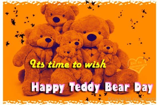 Its Time To Wish Happy Teddy Bear Day-hnu312