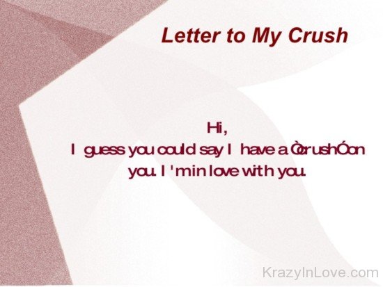 Letter To My Crush-dc18