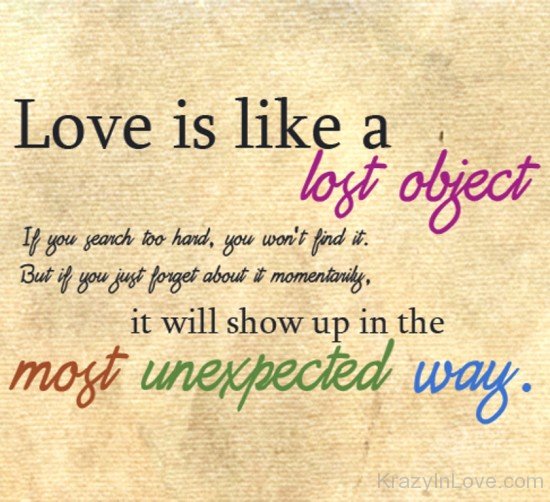 Love Is Like A Lost Object-luk911