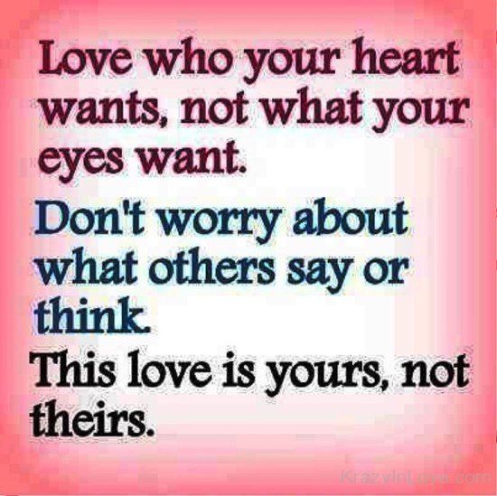 Love Who Your Heart Wants-yuj619