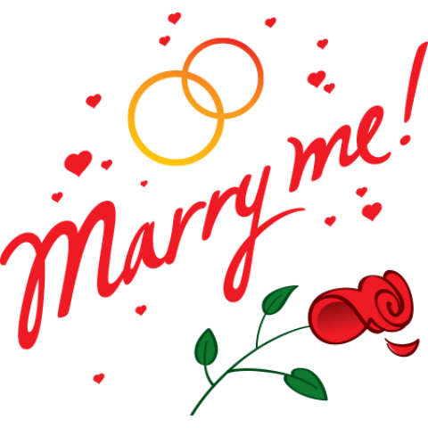 Marry Me Rose Hearts Image