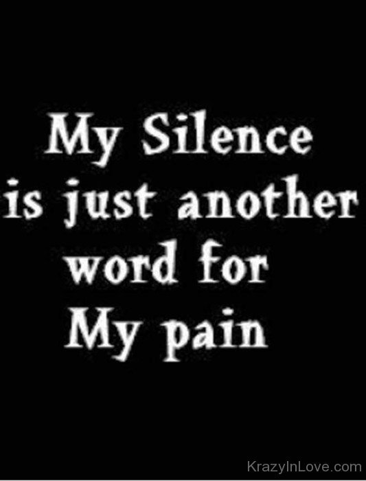 My Silence Is Just Another Word-hnm318