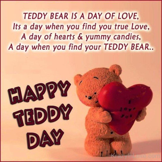 Teddy Bear Is A Day Of Love-hnu316