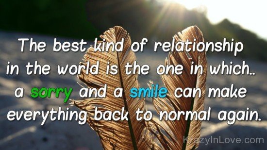 The Best Kind Of Relation Ship
